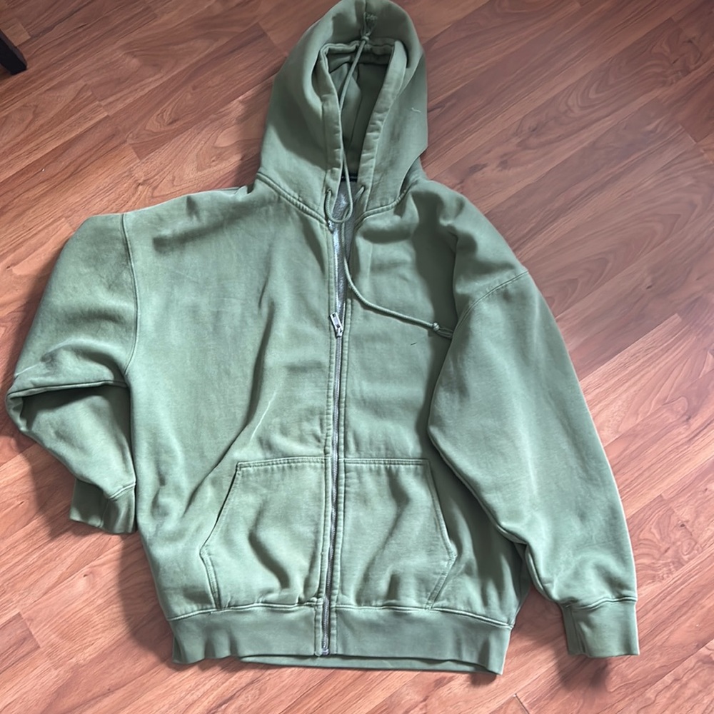 Brandy Melville Oversized Christy Hoodie Matcha